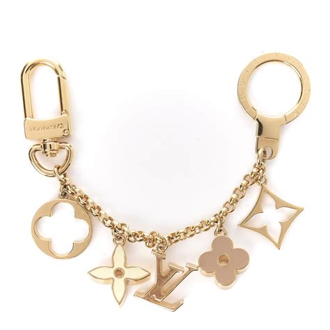 fleur de monogram bag charm chain|louis vuitton handbag charms.